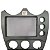 Moldura Central Painel Fiesta 2003 A 2012 7S6518K257E Prata Original - Imagem 6