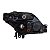 Farol Dianteiro Scenic 2001 A 2011 (Lente Riscada) Esquerdo Mascara Cromada Foco Duplo 7701047604 6009371 Original - Imagem 5
