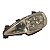 Farol Dianteiro Peugeot 206 2001 A 2006 (Suporte Quebrado) Esquerdo Mascara Cromada Foco Simples 9628666880 Original - Imagem 3