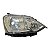 Farol Dianteiro Etios 2012 A 2018 (Lente Craquelada/Quebrado Carcaça) Direito Mascara Cromada Foco Duplo 7811100D44100 O - Imagem 1