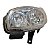Farol Dianteiro Jac J3 2010 A 2013 (Lente Craquelada) Esquerdo Mascara Cromada Foco Simples Original - Imagem 3
