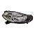 Farol Dianteiro Wr-V 2017 A 2020 (Suporte Quebrado) Direito Mascara Negra Aro Cromado Foco Simples Original - Imagem 1