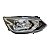 Farol Dianteiro Onix 2020 A 2025 (Suporte Quebrado) Sem Led Direito Mascara Cromada Aro Preto Foco Duplo 26406895 Origin - Imagem 1
