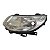 Farol Dianteiro Gol Saveiro Voyage G5 2008 A 2012 (Craquelado Lente) Esquerdo Mascara Cromada Foco Simples Original - Imagem 5