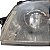 Farol Dianteiro Palio Siena Strada G3 2004 A 2017 (Lente Craquelada) Esquerdo Mascara Cromada Aro Preto Foco Duplo 51779 - Imagem 2
