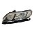 Farol Dianteiro Civic 2006 A 2011 (Lente Manchada) Esquerdo Mascara Negra Aro Cromado Foco Duplo 33150Snjm012M1 Original - Imagem 1