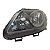 Farol Dianteiro Gol Saveiro Voyage G5 2008 A 2012 Esquerdo Mascara Negra Paralelo - Imagem 2