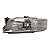 Farol Dianteiro Space Wagon 1998 A 2004 Esquerdo Mascara Cromada Original - Imagem 1
