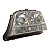 Farol Dianteiro S10 Blazer Pitbull 2001 A 2011 Esquerdo Mascara Cromada Original - Imagem 2