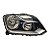 Farol Dianteiro Amarok 2011 A 2017 (Garra Quebrada) Direito Mascara Negra 2H1941016N Original - Imagem 1