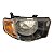 Farol Dianteiro L200 Triton 2008 A 2012 (Lente Quebrada) Direito Mascara Negra Aro Cromado Original - Imagem 1