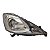 Farol Dianteiro Fit 2009 A 2013 (Garrinha Quebrada) Direito Mascara Negra Original - Imagem 1