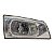 Farol Dianteiro Besta Gs 1998 A 2004 (Haste Colada)  Direito Mascara Cromada Original - Imagem 1