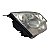 Farol Dianteiro Captiva 2008 A 2014 (Lente/Suporte Danificados) Direito Mascara Cromada Original - Imagem 6