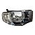 Farol Dianteiro L200 Triton 2008 A 2012 (Suportes Quebrados) Direito Mascara Negra Original - Imagem 1