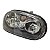 Farol Dianteiro Golf Sapao 1999 A 2006 (Suportes Quebrados) Direito Mascara Negra Paralelo - Imagem 4