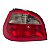 Lanterna Traseira Megane Hatch 2000 A 2005 (Lente Trincada) Esquerda Cristal 7700428320 Original - Imagem 1