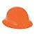 CAPACETE DE SEGURANÇA ABA TOTAL  |  LARANJA - Imagem 1