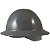 CAPACETE DE SEGURANÇA ABA TOTAL  |  CINZA - Imagem 1