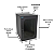 MINI RACK 19 COMPACT LITE - 12U X 670MM - PORTA ACRILICA - CKD - PRETO' - Imagem 4