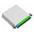 SPLITTER BOX LGX | 1X8 | SC/UPC PARA SC/APC - Imagem 1