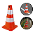 CONE FLEXÍVEL REFLETIVO LARANJA - 50 CM - Imagem 1