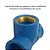 TEE BUCHA DE LATÃO - 20x1/2 | AZUL - Imagem 2