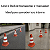 CONE DE SINALIZAÇÃO RÍGIDO FOSCO LARANJA E BRANCO 50 CM - Imagem 3