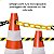 CONE DE SINALIZAÇÃO RÍGIDO FOSCO LARANJA E BRANCO 50 CM - Imagem 3