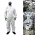 Macacão De Segurança Proteção Química Tyvek Impermeável - Imagem 1