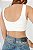 CROPPED CORSELET COLCHETE FRENTE OFF WHITE - Imagem 3