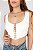 CROPPED CORSELET COLCHETE FRENTE OFF WHITE - Imagem 2