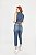 CROPPED ZIPER FRENTE JEANS BICOLOR - Imagem 3