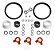 KIT PARA MÁQUINA TAYLOR C713 / C723 / 754 - Imagem 1
