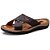 Chinelo De Couro Carneiro Masculino Anti Stress 804 - Imagem 8