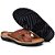 Chinelo De Couro Carneiro Masculino Anti Stress 804 - Imagem 1