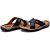 Chinelo De Couro Carneiro Masculino Anti Stress 804 - Imagem 4