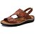 Chinelo Anti Stress Masculino Couro Confort Jvmarc 806 - Imagem 3