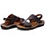 Chinelo Anti Stress Masculino Couro Confort Jvmarc 806 - Imagem 5