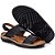 Chinelo Anti Stress Masculino Couro Confort Jvmarc 806 - Imagem 9
