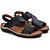 Chinelo Anti Stress Masculino Couro Confort Jvmarc 806 - Imagem 10
