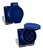 Tomada Ind Sob 124-9 3P+T 32A 9h Azul Soprano/Lukma - Imagem 1