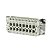 Inserto Femea WHA-016F 16Pinos Parafuso Contato Terra - Imagem 3