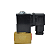 Válvula Solenoide Latão Micro  1/4 2/2 Vias 220V - Imagem 2