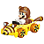 Carrinho Mario Kart Tanooki Mario Bumble V Hot Wheels 1/64 - Imagem 4