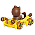 Carrinho Mario Kart Tanooki Mario Bumble V Hot Wheels 1/64 - Imagem 3