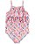 Maiô Infantil Menina Carter’s Rosa Estampa Floral - Imagem 1