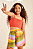 Roupa Infantil Menina Yoboh Top Cropped Reto Canelado Vermelho - Imagem 1