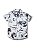 Camisa Infantil Denim & Flower Estampada Bege com Folhas - Imagem 1