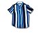 Camisa Infantil Denim & Flower Listrada Azul – Estilo Clássico - Imagem 1
